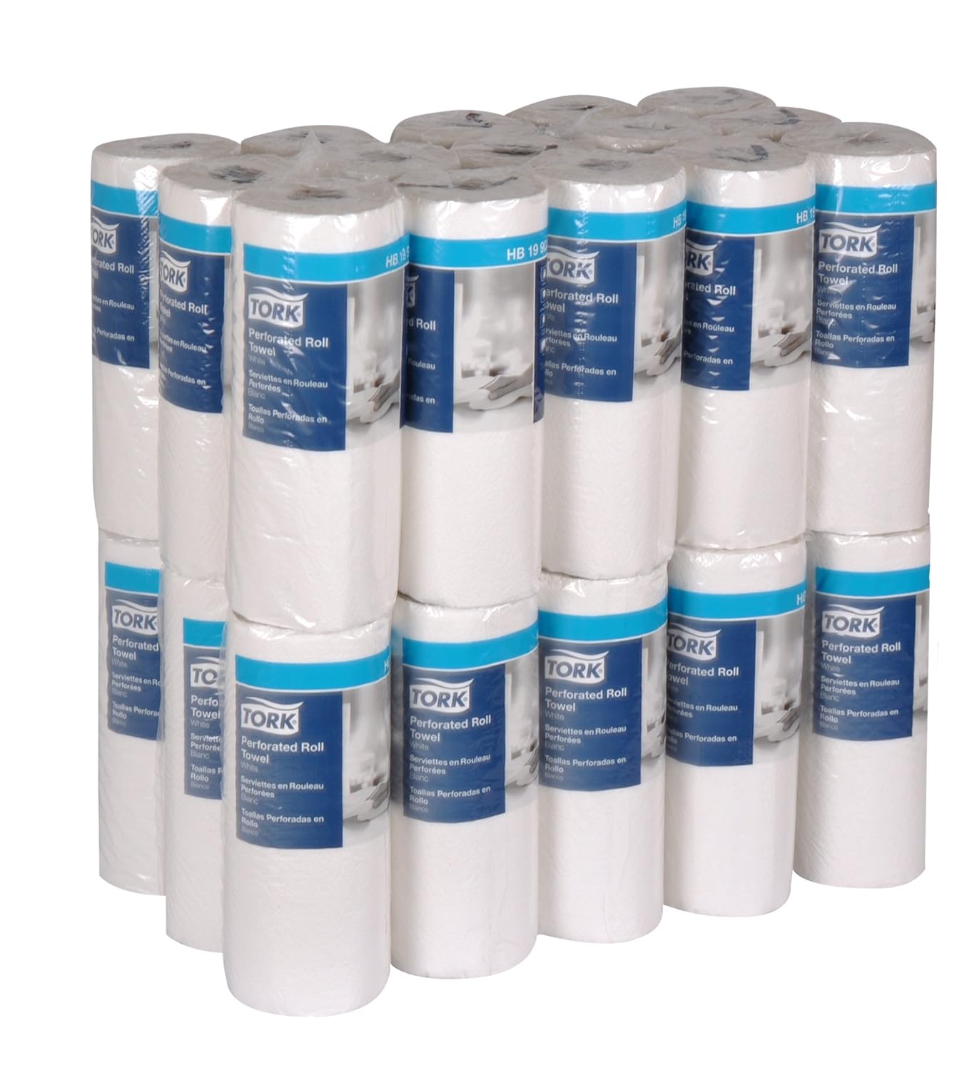 Tork HB1990A Perforated Paper Roll Towel, 2-Ply, 11" Width x 9" Length, White (Case of 30 Rolls, 84 Per Roll, 2, 520 Towels): Paper Towels: Industrial & Scientific