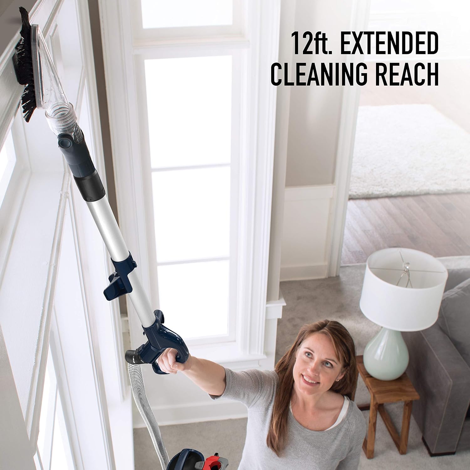 Hoover Max Life Pet Max Complete Bagless Upright Vacuum Cleaner, UH74110, Blue Pearl -
