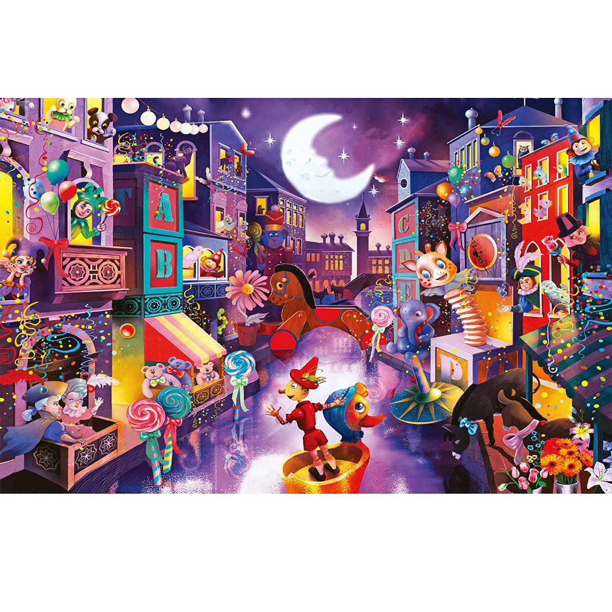 AceList Jigsaw Puzzle 1000 Pieces for Adult (1000 PCS-Amusement park)