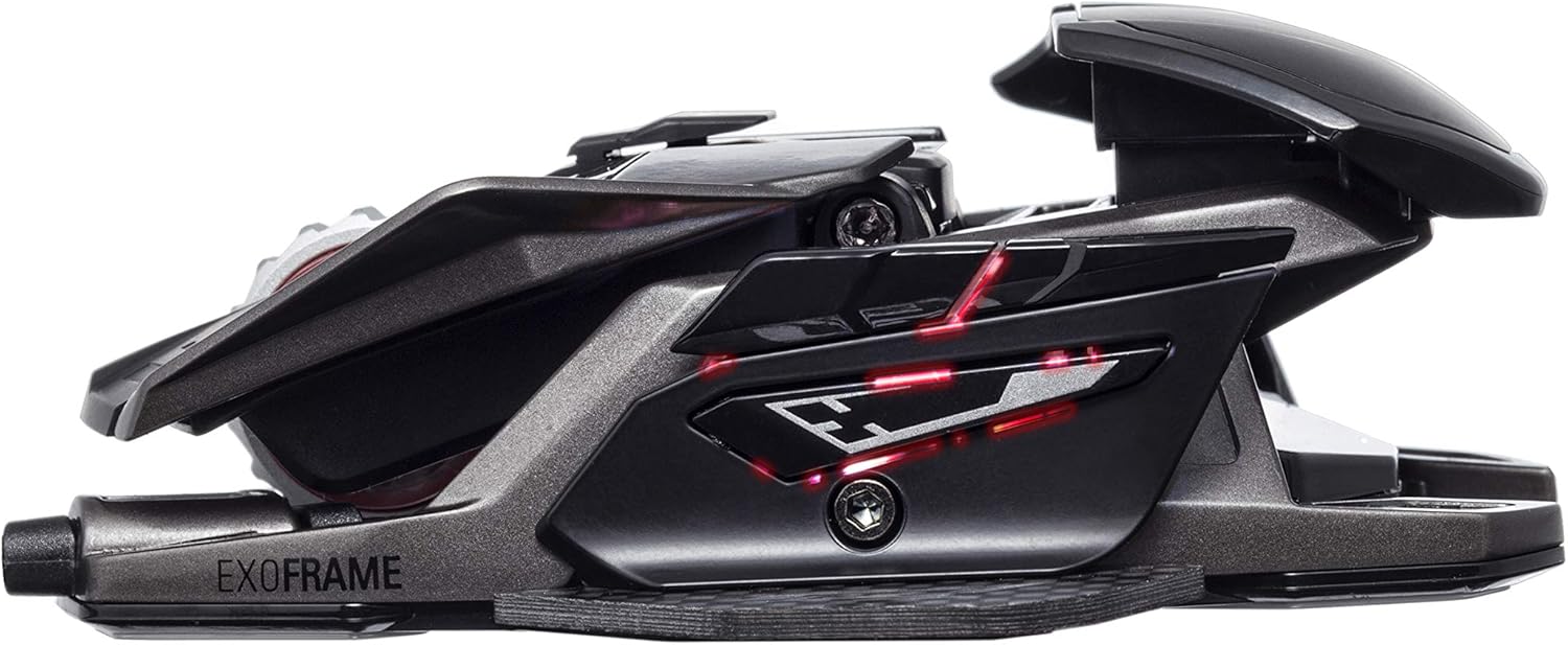 Amazon Com Mad Catz The Authentic R A T Pro X3 Gaming Mouse Black Computers Accessories