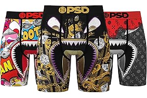 PSD Men's Warface Boxer Briefs - 7 Inch Inseam Breathable and Supportive Men's Underwear with Moisture-Wicking Fabric