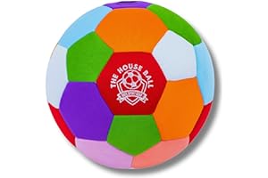 The House Ball - The Original Soft and Safe Indoor Soccer Ball Size 4 Created for Inside Your Home and Yard - Fun Soccer Gift
