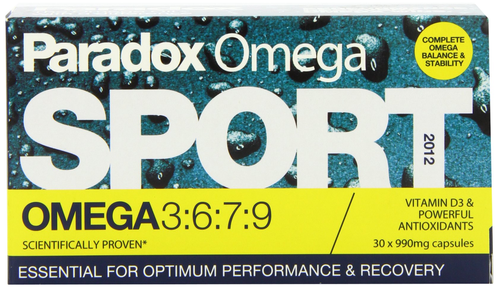 Paradox 990mg Omega Sport 3:6:7:9 Capsules - Pack of 30 Capsules- Buy  Online in Costa Rica at Desertcart - 65256523.