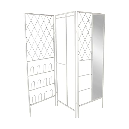 Amazon Com Kate And Laurel Tamworth Metal Free Standing Closet