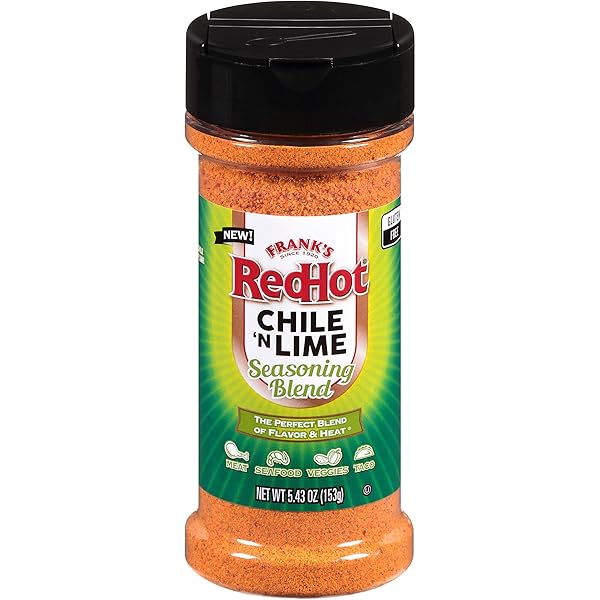 FRANK’S REDHOT CHILE ‘N LIME SEASONING BLEND (GLUTEN FREE), 5.43 OZ