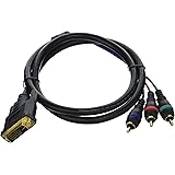 Monoprice 103869 3.25-Feet DVI-I to 3 RCA Component Video Cable