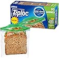 Ziploc, Sandwich Bags Smart Zip Seal, 90 Count