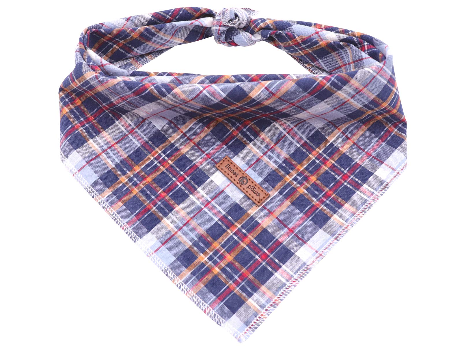 lionet paws Cute Comfortable Cotton Dog Cat Bandana Triangle Scarf for Small Medium Large Dog