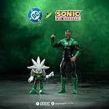 Sonic the Hedgehog DC X Sonic Silver as Green Lantern 6cm 13cm Pack view 9