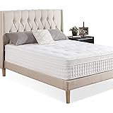 Zinus 13 Inch Euro Top Pocket Spring Hybrid Mattress / Pressure Relief / Pocket Innersprings for Motion Isolation / Bed-in-a-