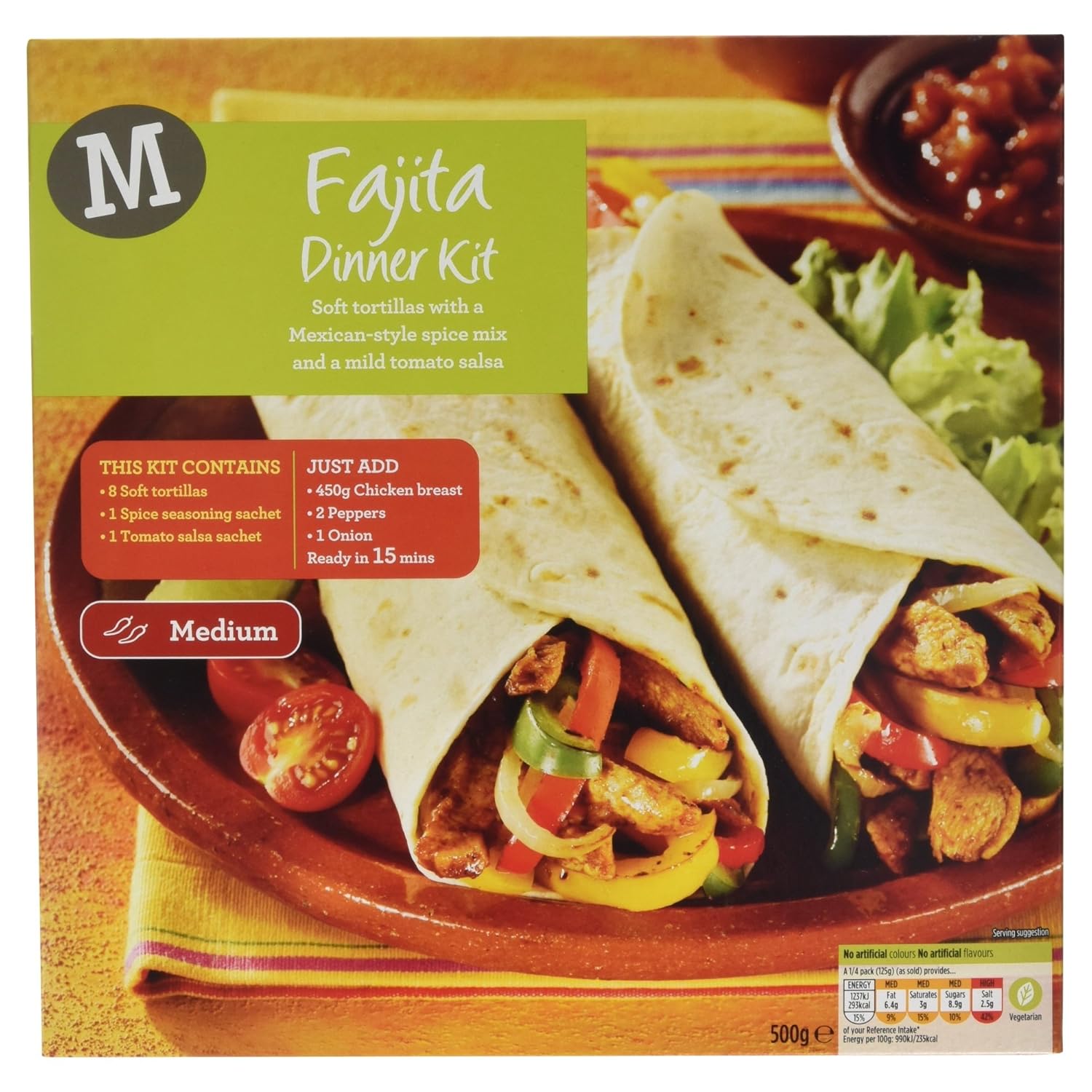 Morrisons Fajita Dinner Kit, 500 g Amazon.co.uk Grocery