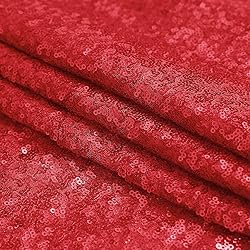 Sugargirl Red Sequin Backdrop Curtain 2 Panels