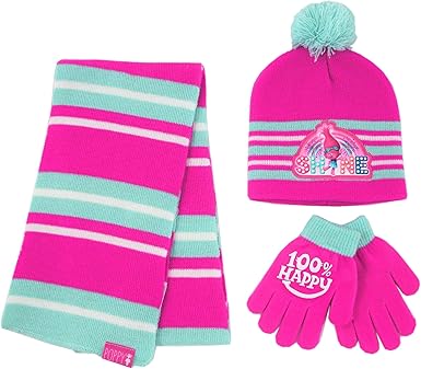 little girls hat and scarf set