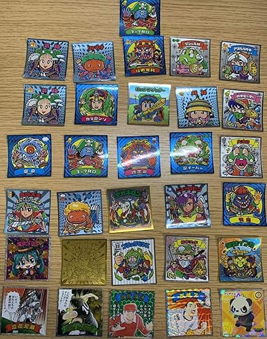 Amazon Co Jp 31枚セット ビックリマンシール キャプ翼マンシール ポケモンシール 魔女ダヨー ヤマト爆神 ブラックゼウス 神帝フッド 日向 若林 ホビー 通販