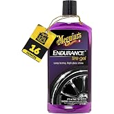 Meguiar&rsquo;s Endurance Tire Gel - Tire Shine Gel, Premium Car Tire Shine For A Lasting Glossy Finish; Apply To Tires Cars, Trucks &amp; Suvs To Keep Tires Looking Deep Black And Clean -16 Oz