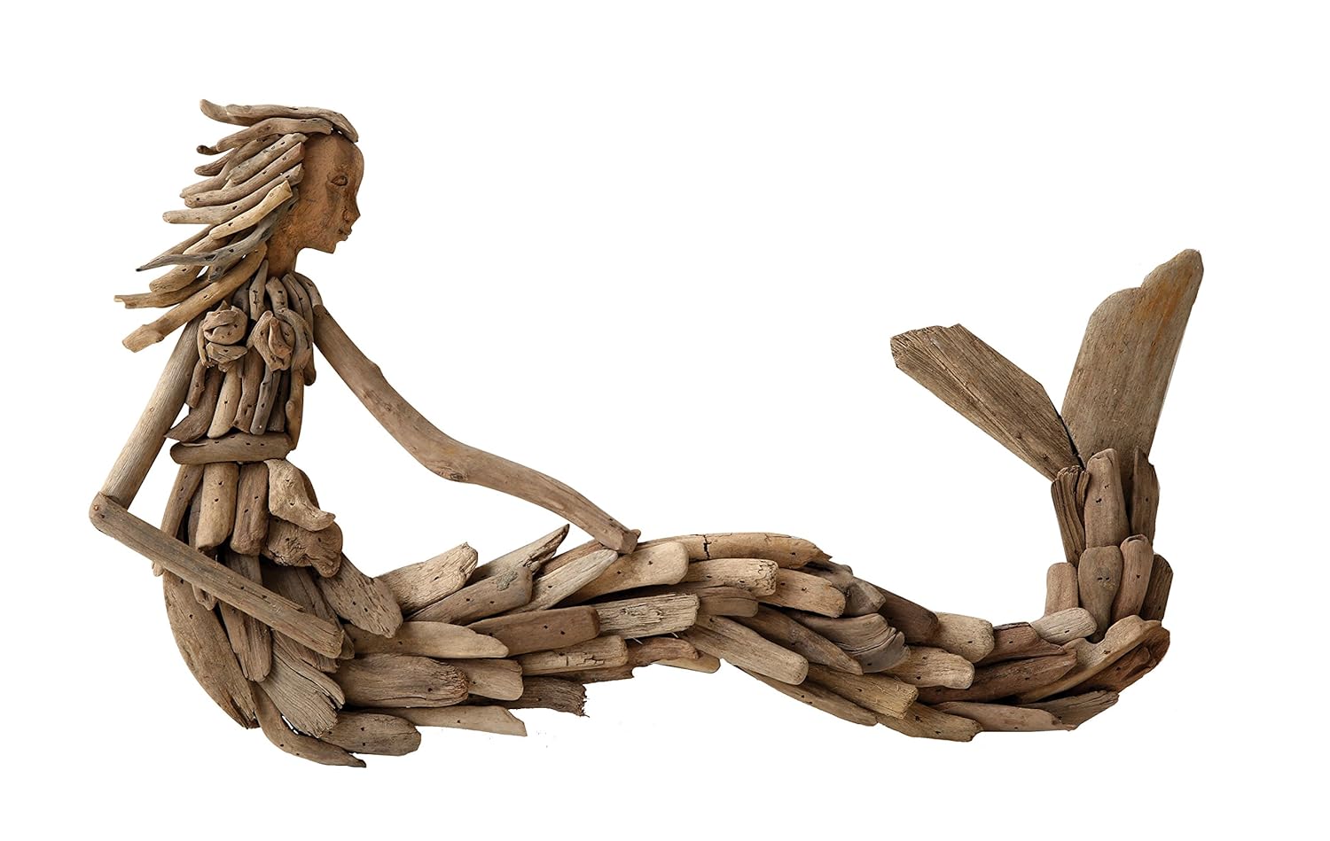 Buy Creative Co Op Da5966 Driftwood Mermaid Wall Decor Online At