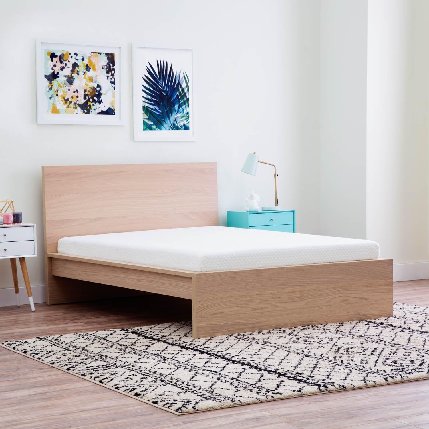 Linenspa 5" Gel Memory Mattress, Twin, White: Furniture & Decor