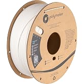 Polymaker ABS Filament White 1KG 1.75mm, Heat Resistant, Strength | High Toughness, Impact-Resistance, Low Odor, 3D Printer Filament for Most FDM Printers, Dimensional Accuracy +/- 0.03mm