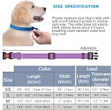 haapaw Reflective Dog Collar with Soft Neoprene Padding Adjustable Nylon view 7