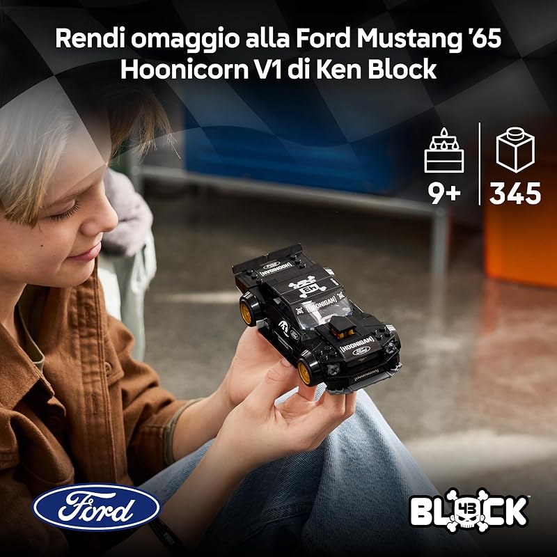 Speed Champions Ford Mustang ‘65 Hoonicorn V1 di Ken Block 77262