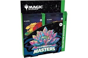 MAGIC THE GATHERING Magic: The Gathering Commander Masters Collector Booster Box - Multi-Color, 4 Packs (60 Cards)