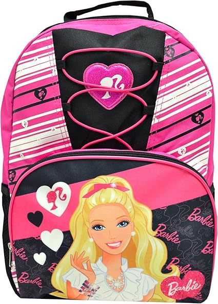 black barbie bookbag