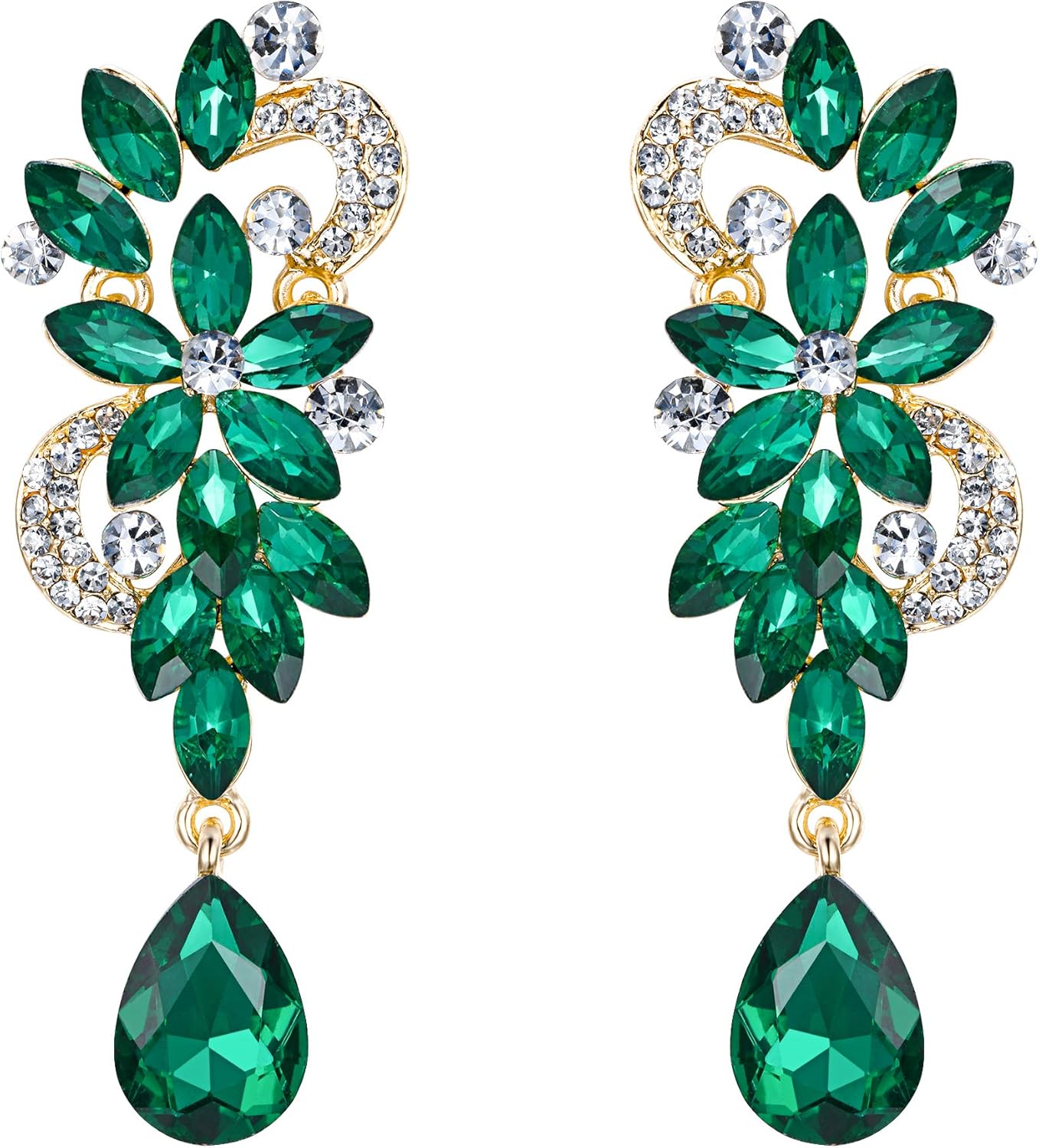 BriLove Wedding Bridal Dangle Earrings 