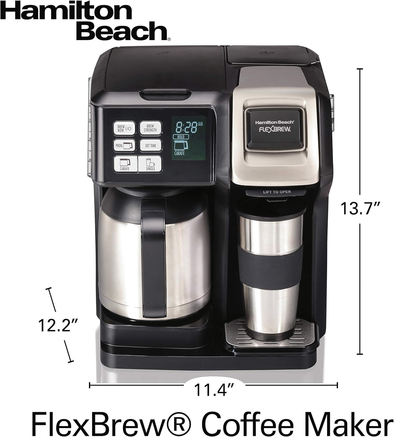 Cafetera expresso hamilton beach Las cafeteras más completas del mercado.