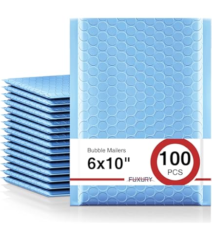250 Pack #0 Poly Bubble Mailers 6x10 Inches - Padded Shipping Envelopes For Ecommerce