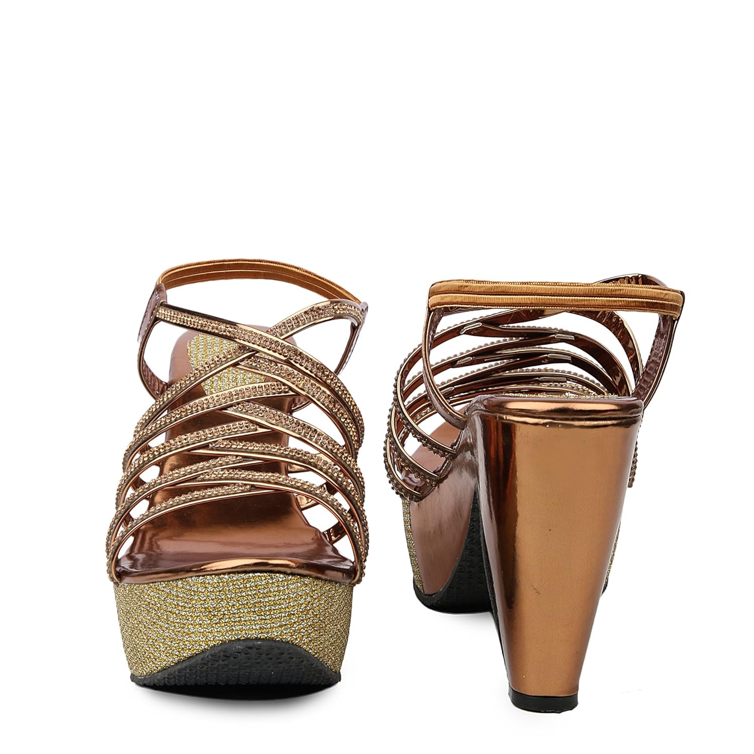 sinlite stylish & fashionable synthetic heel sandal's for women
