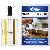 FryOilSaver Co. Deep Fryer Oil Test Kit, Visual Two Color Analysis Kit | Tests Fryer Oil Quality in Seconds, No Electronics Needed, Includes Dropper &amp; MirOil Fry Powder, Great for Food Trucks