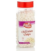 White Chocolate Flavored Chips Non Dairy, Kosher 9 ounce. Baker’s Choice.