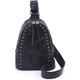 HOBO Women's Fern Sling Crossbody Bag | Leather, Zip Closure, Signature Phone Pocket, Front Or Back Wear