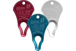 THE TICK KEY The Original Tick Key -Tick Removal Device - Portable, Safe and Highly Effective Tick Removal Tool - 3 Pack (USA)