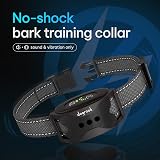 DogRook Rechargeable No Shock Bark Collar with Vibration Beep 8-110 lbs view 2