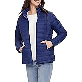 Orolay Women's Lightweight Packable Down Jacket Quilted Puffer Coat with Stand Collar
