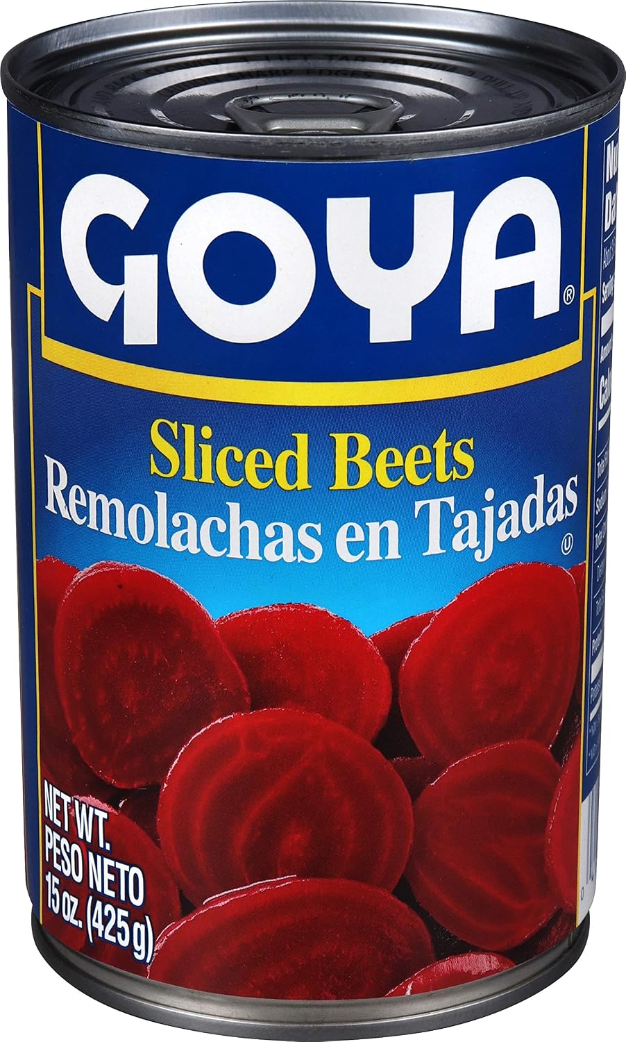 Goya sliced beets 15oz (041331125697)