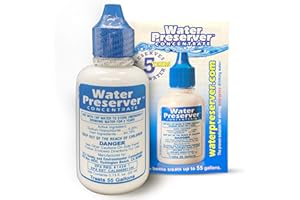 HGFLMR 55 Gallon Water Preserver Concentrate (5 years) Water Treatment Drops - Water Treatment For Drinking Water - Mayday Emergency Drinking Water - Defiance Fuel Water - Earthquake Water, Emergency Storage