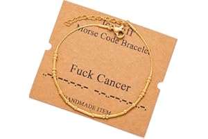 JOYCUFF Best Friend Birthday Gifts Morse Code Bracelets For Women Mothers Day Birthday Christmas Gifts For Sister Daughter Grandmother Stainless Steel Jewelry Friendships Inspirational Gifts For Women