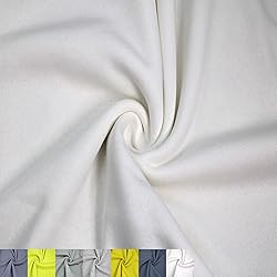 61" Wide Poly Cotton Fleece Fabric by The Yard