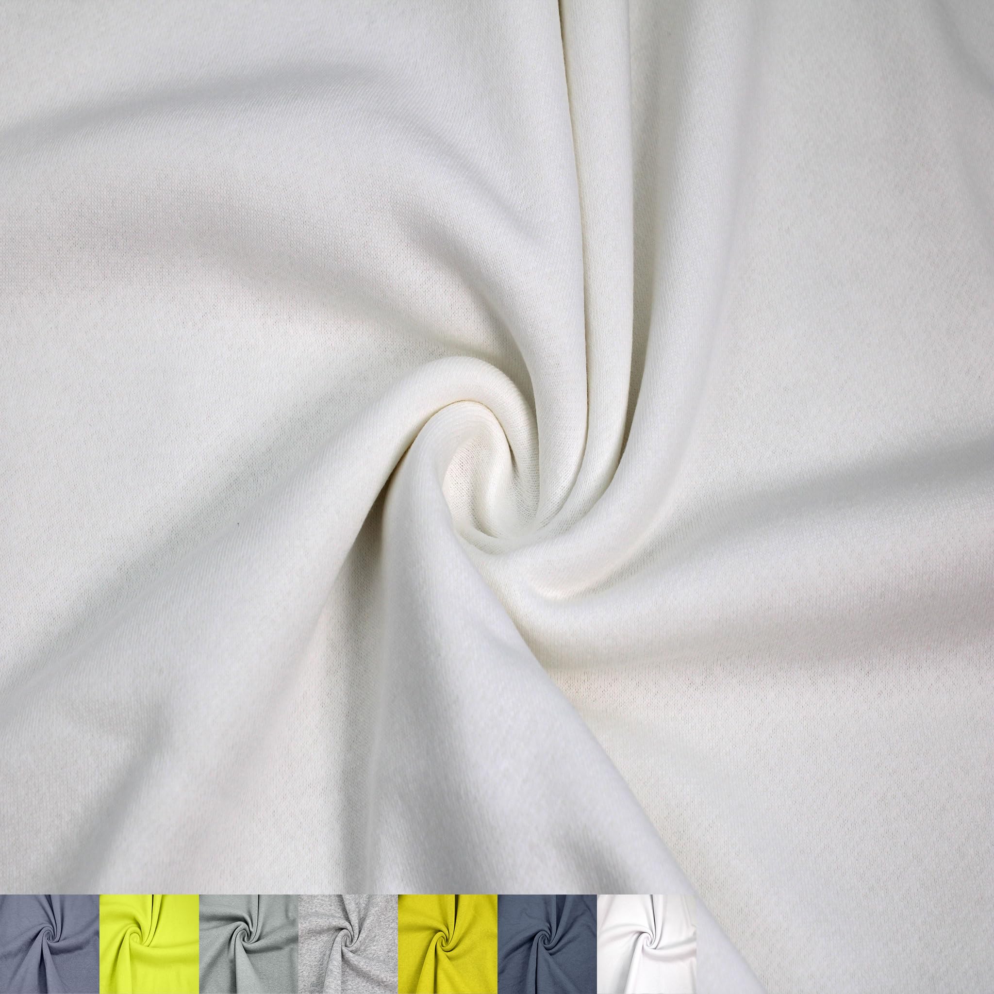 61" Wide Poly Cotton Fleece Fabric by The Yard