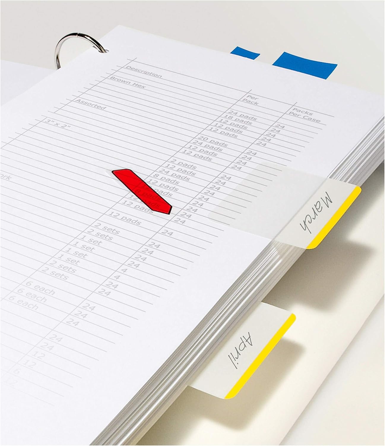 Post-it Tabs Value Pack, Asst Primary Colors, Durable, Writable, Repositionable, Sticks Securely, Removes Cleanly, 1 in. and 2 in. Sizes, 114 Tabs/Pack, (686-VAD1) : Tape Flags : Office Products