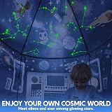 JOYIN Space Rocket Tent Kids Pop Up Glow Night Astronaut Pretend Play view 3