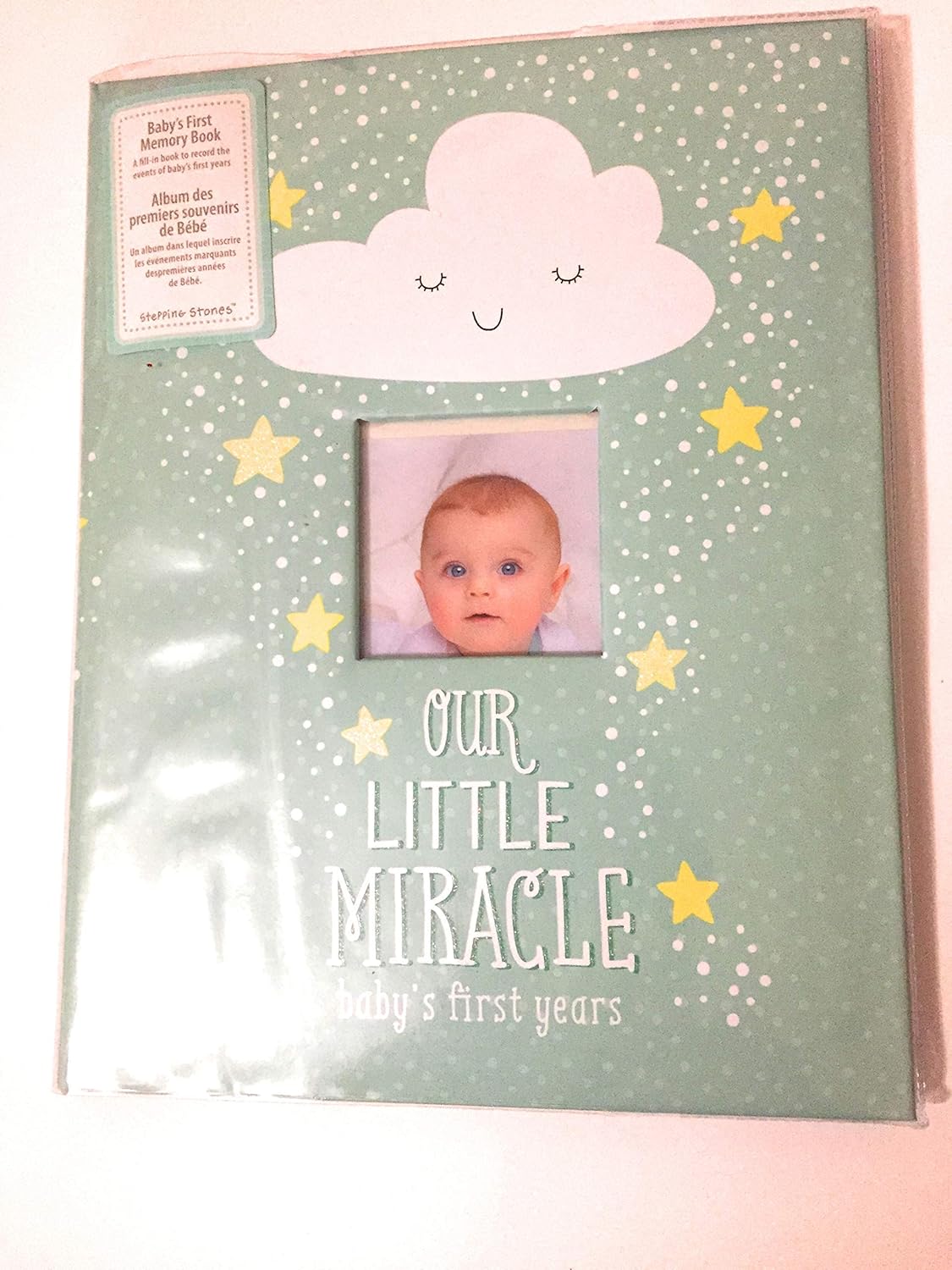 stepping stones baby's first memory book