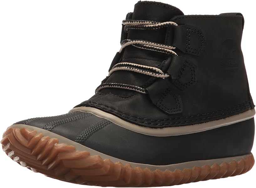 women's out n about leather rain snow boot