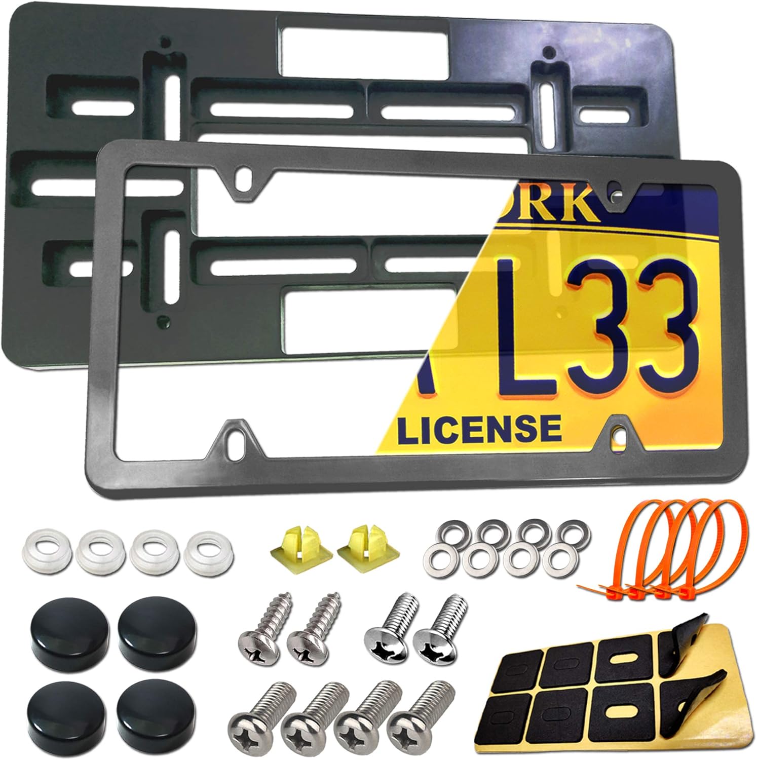 Aootf Front License Plate Mounting Kit License Plate