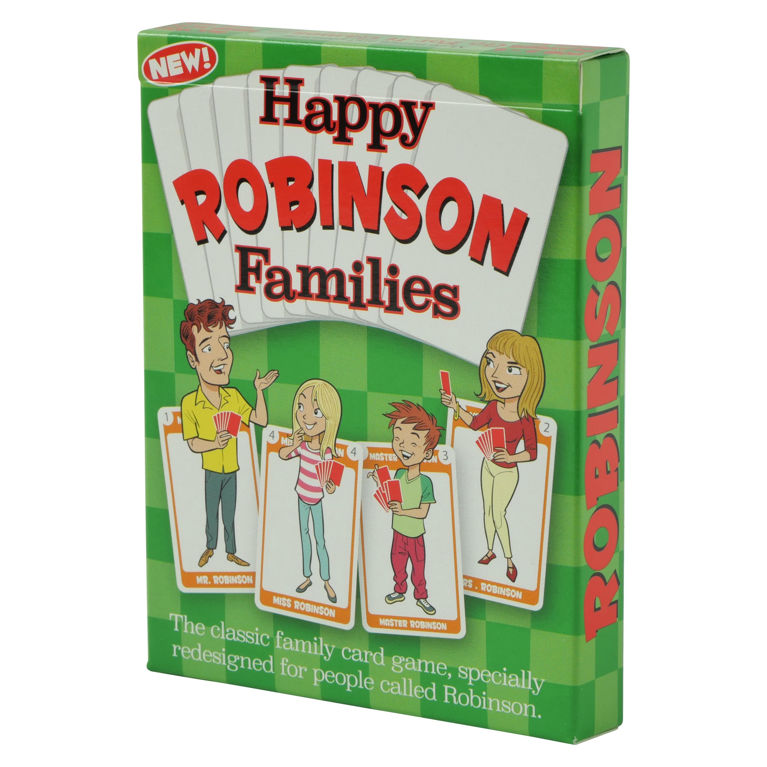HAPPY FAMILIES CARD GAME - new personalized edition for people named Robinson