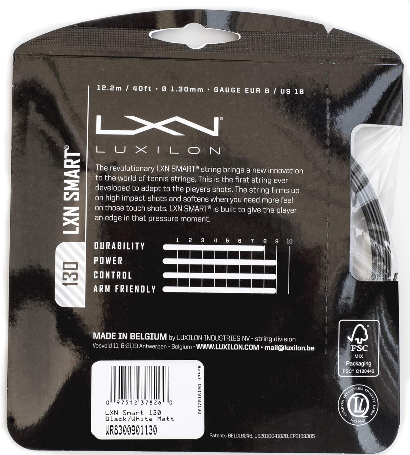 Amazon Luxilon ルキシロン Smart スマート130 硬式テニスストリング Wr 並行輸入品 Luxilon ルキシロン ストリング ガット