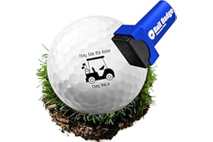 HODL 21 Ball Badge - Golf Ball Stamp (The Funny Series), Golf Ball Marker, Reusable Golf Ball Marking Tool to Identify Golf Balls