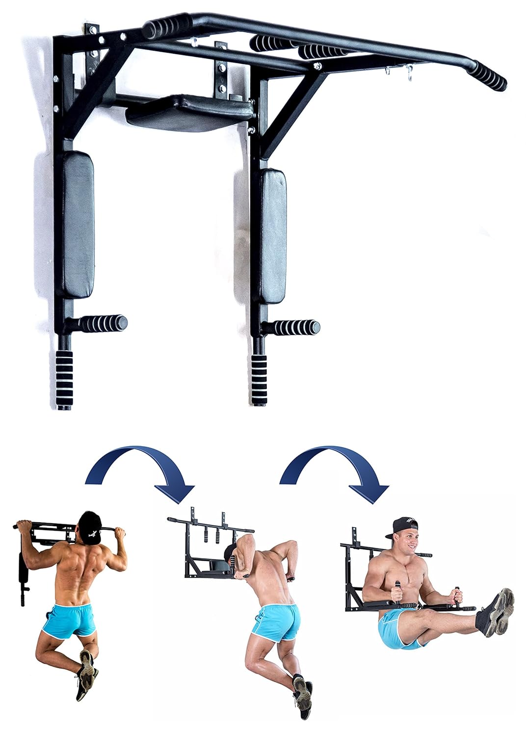 Fitness Equipment Best Portable Wall Mounted Pull Up Bar Chin Up Bar